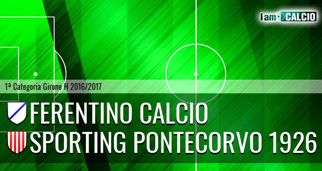 Ferentino calcio - Sporting Pontecorvo 1926