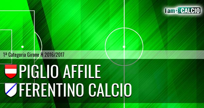 Piglio Affile - Ferentino calcio