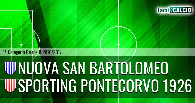 Nuova San Bartolomeo - Sporting Pontecorvo 1926