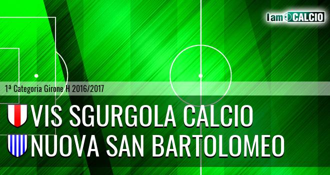 Vis Sgurgola Calcio - Nuova San Bartolomeo