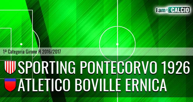 Sporting Pontecorvo 1926 - Atletico Boville Ernica