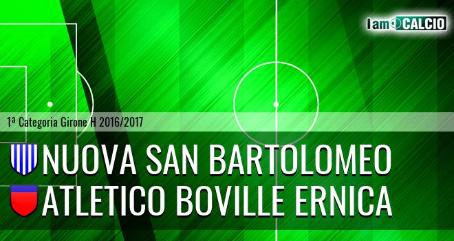 Nuova San Bartolomeo - Atletico Boville Ernica