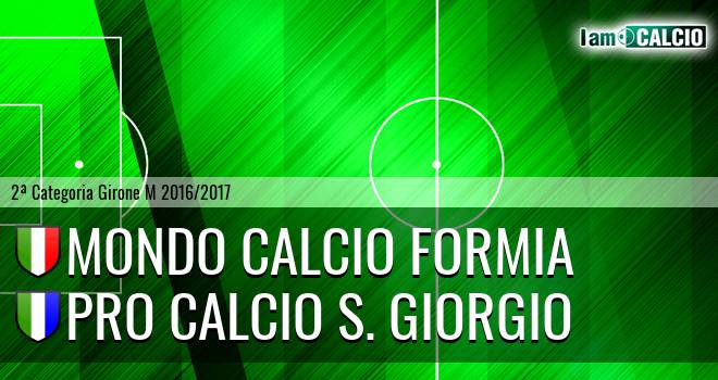 Mondo Calcio Formia - Pro Calcio S. Giorgio