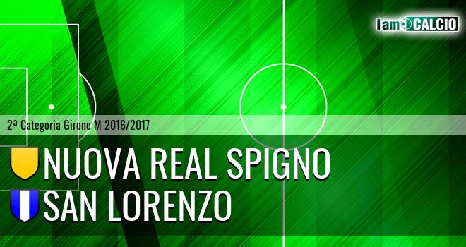 Nuova Real Spigno - San Lorenzo