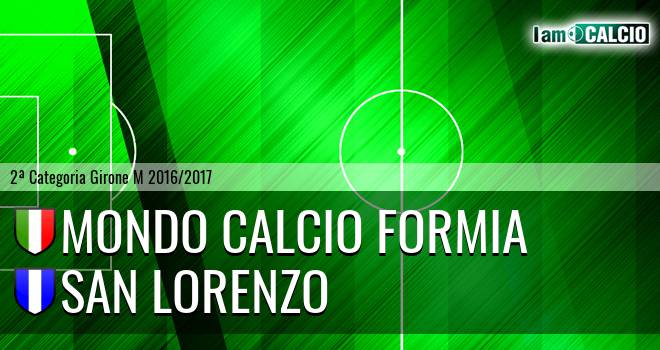 Mondo Calcio Formia - San Lorenzo