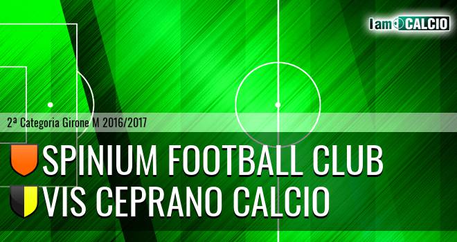 Spinium Football Club - Vis Ceprano Calcio