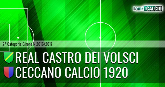 Real Castro Dei Volsci - Ceccano Calcio 1920