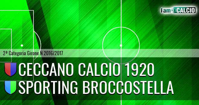 Ceccano Calcio 1920 - Sporting Broccostella