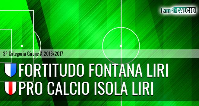 Fortitudo Fontana Liri - Pro Calcio Isola Liri