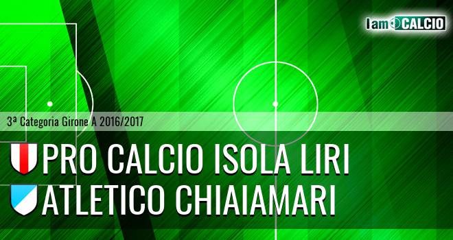 Pro Calcio Isola Liri - Atletico Chiaiamari