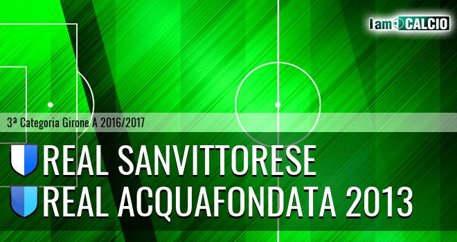 Real Sanvittorese - Real Acquafondata 2013