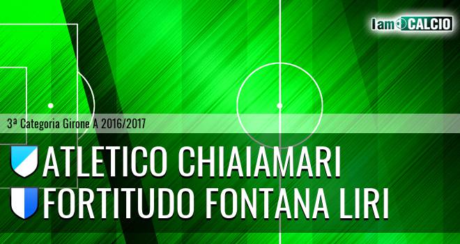 Atletico Chiaiamari - Fortitudo Fontana Liri