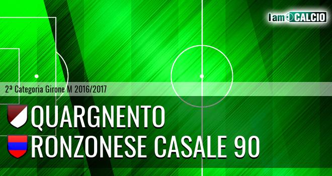 Quargnento - Ronzonese Casale 90