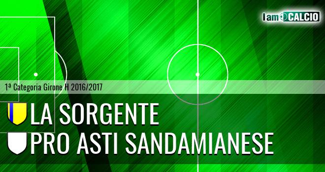 La Sorgente - Pro Asti Sandamianese