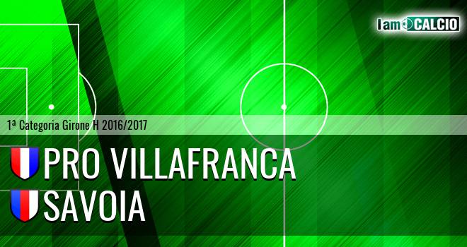 Pro Villafranca - Savoia