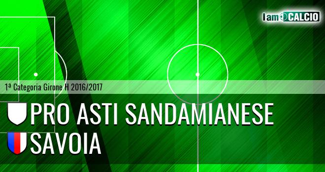 Pro Asti Sandamianese - Savoia