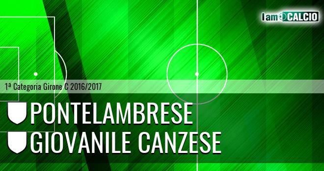 Pontelambrese - Giovanile Canzese