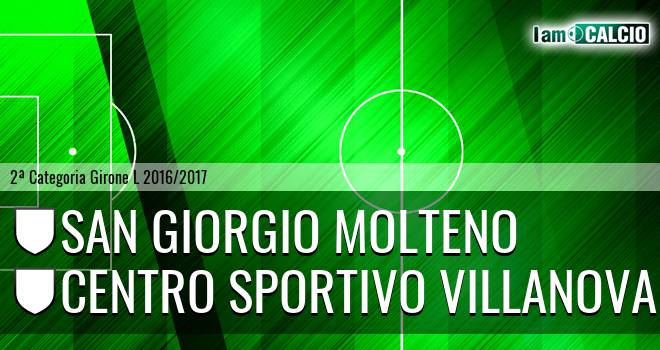 San Giorgio Molteno - Centro Sportivo Villanova