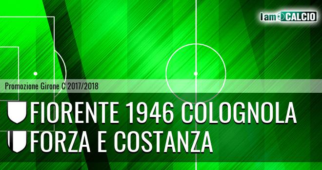 Fiorente 1946 Colognola - Forza e Costanza