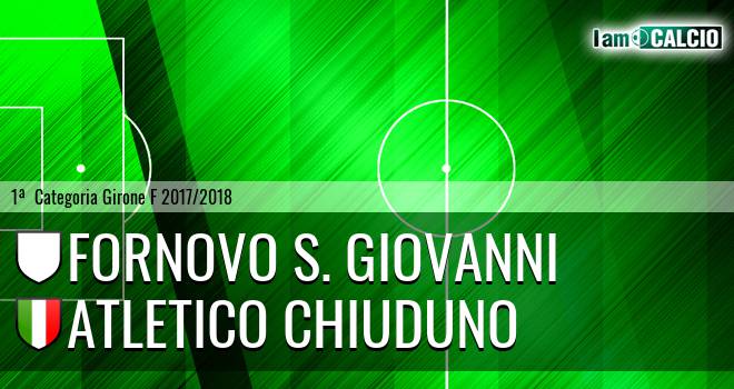 Fornovo S. Giovanni - Atletico Chiuduno