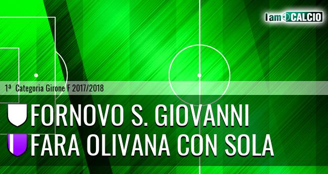 Fornovo S. Giovanni - Fara Olivana con Sola