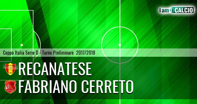 Recanatese - Fabriano Cerreto