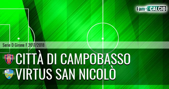 Città di Campobasso - Virtus San Nicolò Teramo