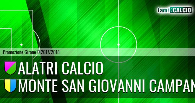Alatri Calcio - Monte San Giovanni Campano