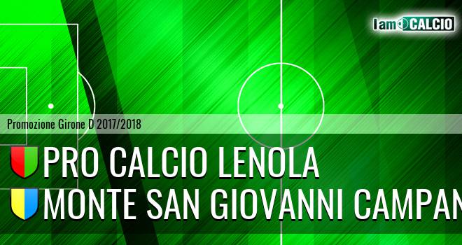 Pro Calcio Lenola - Monte San Giovanni Campano
