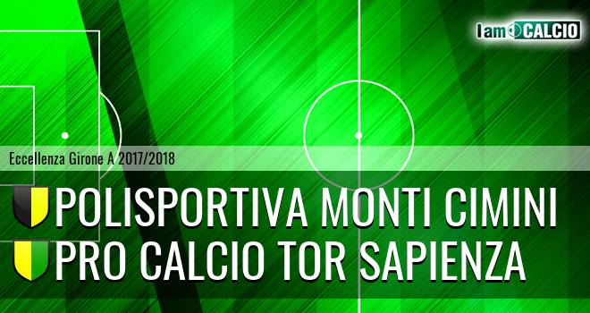 Polisportiva Monti Cimini - Pro Calcio Tor Sapienza