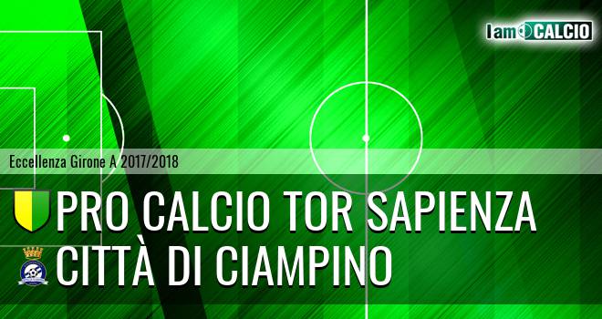 Pro Calcio Tor Sapienza - Città di Ciampino
