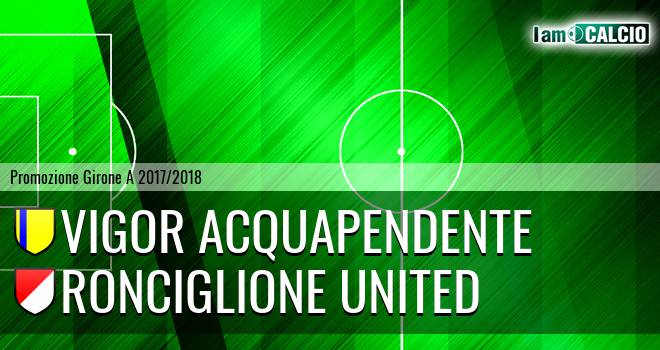 Vigor Acquapendente - Ronciglione United