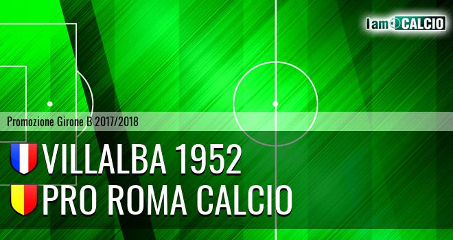 Villalba 1952 - Pro Roma Calcio