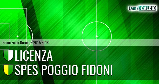 Licenza - Spes Poggio Fidoni