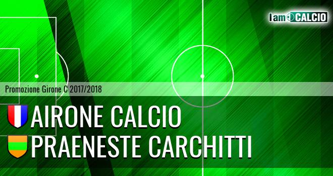 Airone Calcio - Praeneste Carchitti