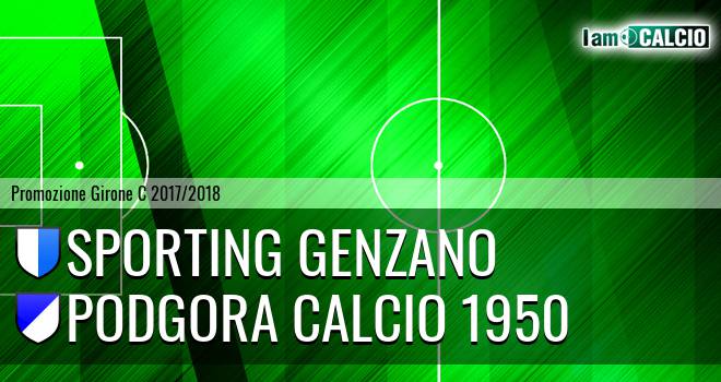Sporting Genzano - Podgora calcio 1950