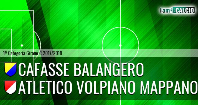 Cafasse Balangero - Atletico Volpiano Mappano