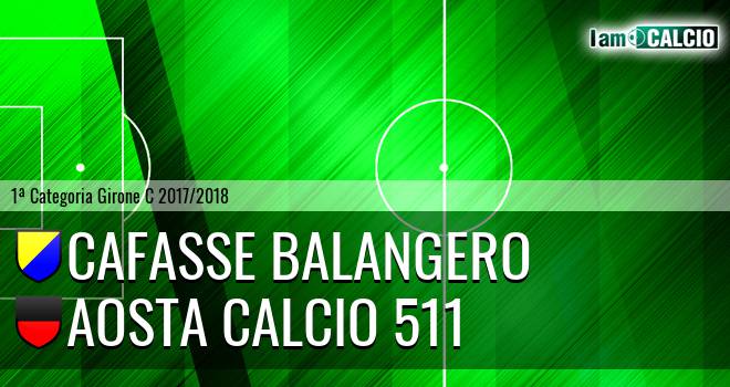 Cafasse Balangero - Vda Aosta Calcio 1911