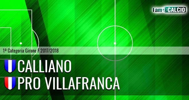 Calliano - Pro Villafranca