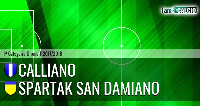 Calliano - Spartak San Damiano