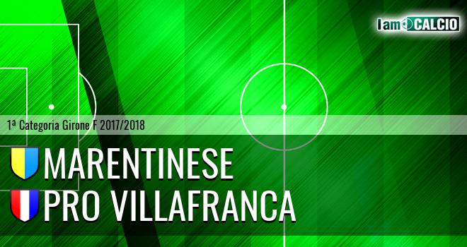 Marentinese - Pro Villafranca