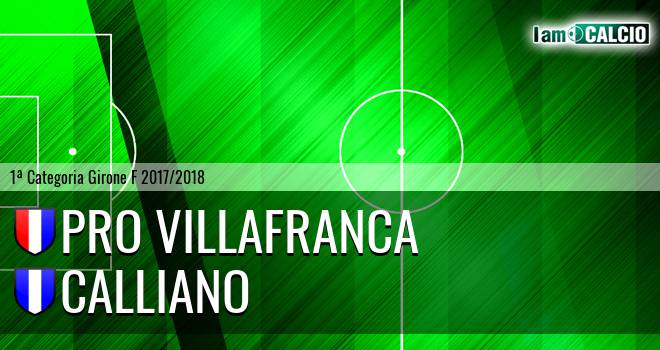 Pro Villafranca - Calliano