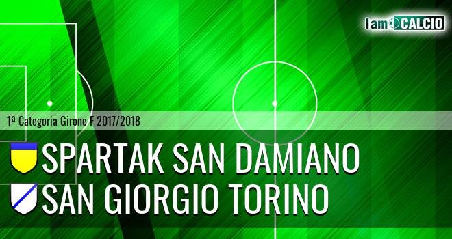 Spartak San Damiano - San Giorgio Torino