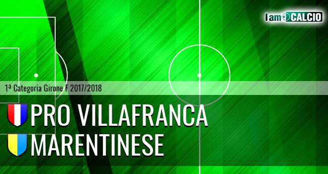 Pro Villafranca - Marentinese