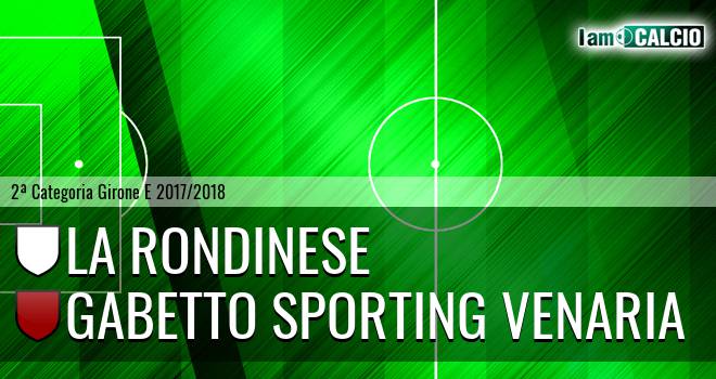 La Rondinese - Gabetto Sporting Venaria