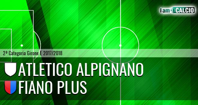 Atletico Alpignano - Fiano Plus