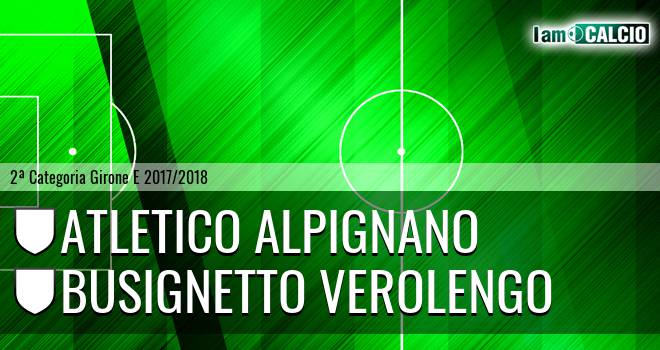 Atletico Alpignano - Busignetto Verolengo