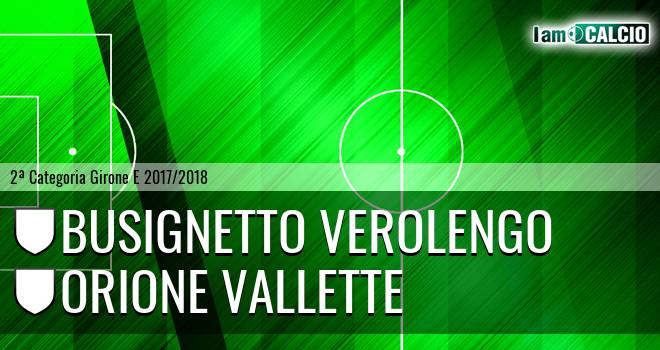 Busignetto Verolengo - Orione Vallette