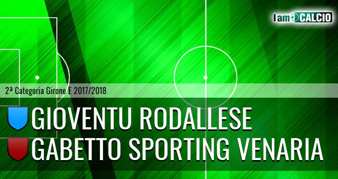 Gioventu Rodallese - Gabetto Sporting Venaria