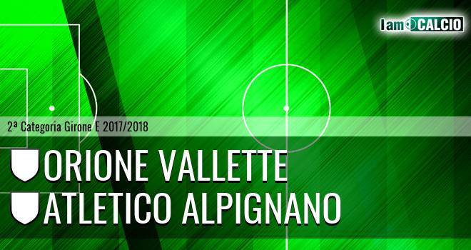 Orione Vallette - Atletico Alpignano